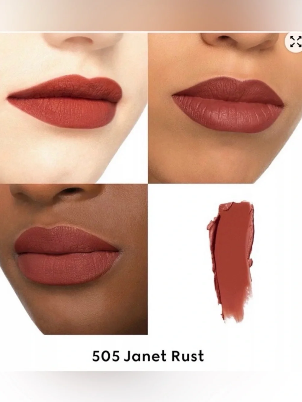 GUCCI 505 Janet Rust Matte Lipstick
